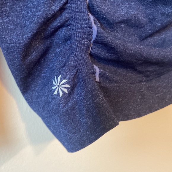 Athleta Stripe Fastest color block track hoodie pullover Sz xs - Picture 5 of 9